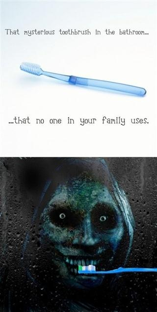 We all had those  strange tooth brushes right ? - meme