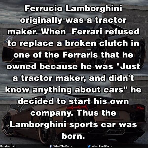 this is how Lamborghini born - meme