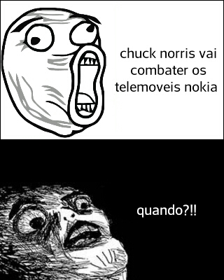 chuck norris vs nokia - meme