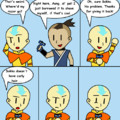 why aang stopped shaving