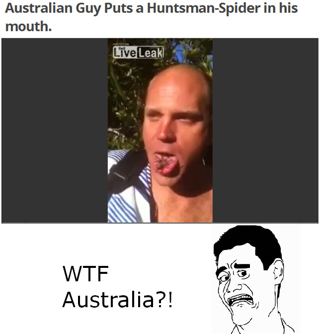 crazy australians - meme
