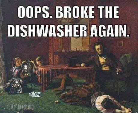 Damn cheap dishwashers - meme