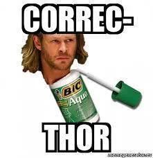 Correc- Thor - meme