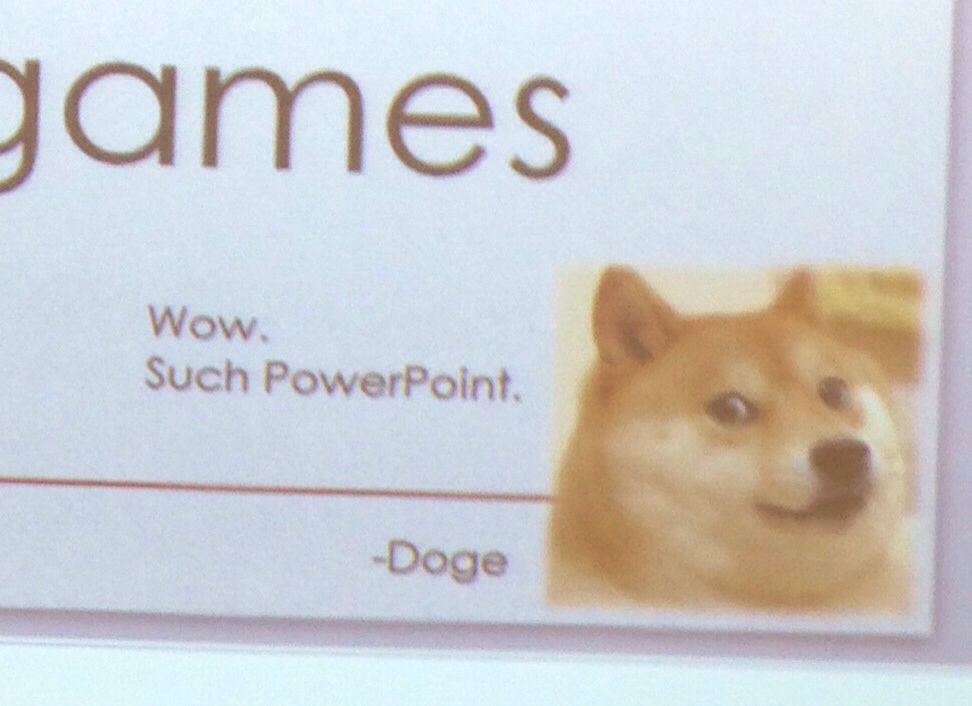 Saw this on my peer's PowerPoint presentation - meme