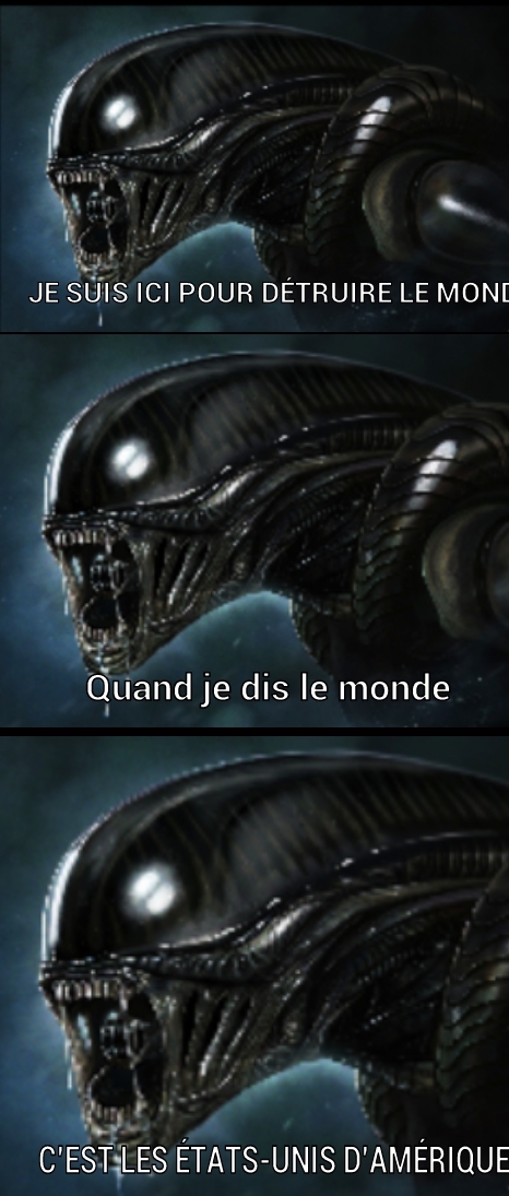 Aah ces aliens - meme