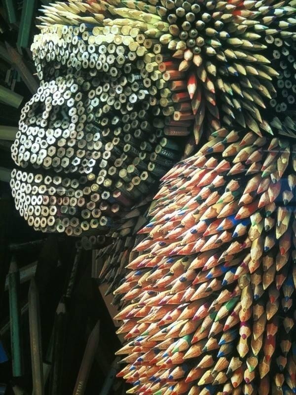 Amazing artwork using coloured pencils :) - meme