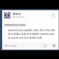 Cuddle club