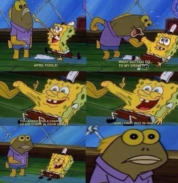 spongebob was such a scandal - meme
