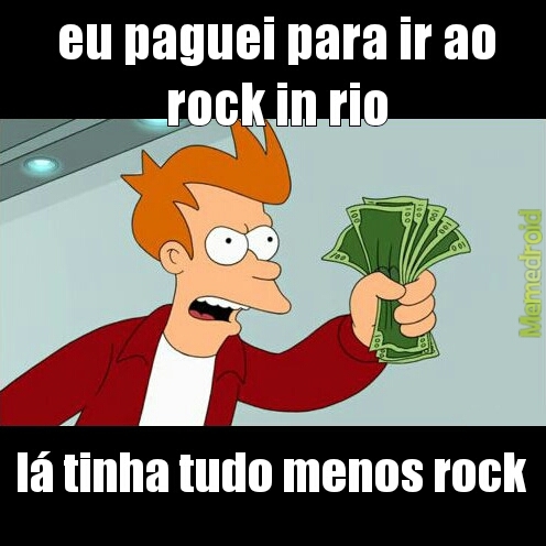 rock in rio - meme