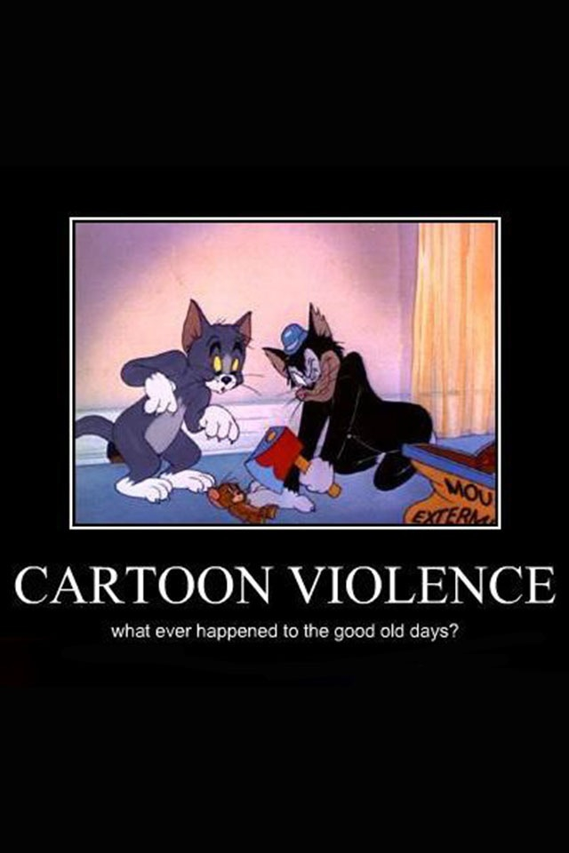 cartoon violence - meme