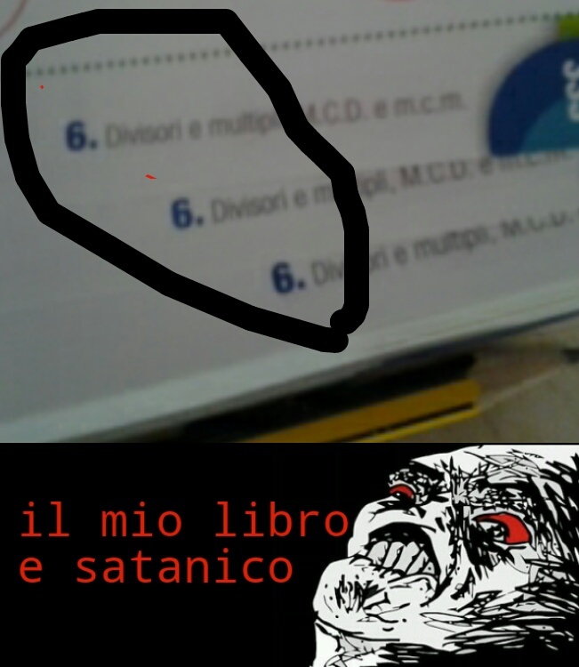 #1 Satana invade la matematica - meme