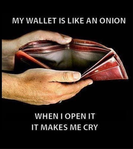 No Money Meme Wallet