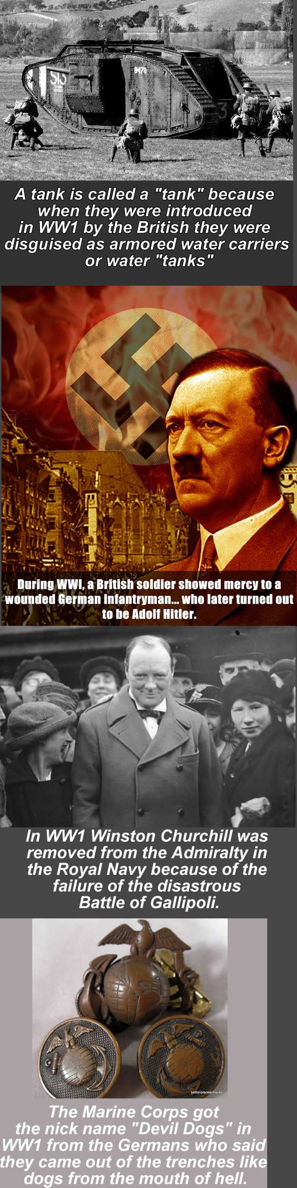 Random Facts About WW1 - meme