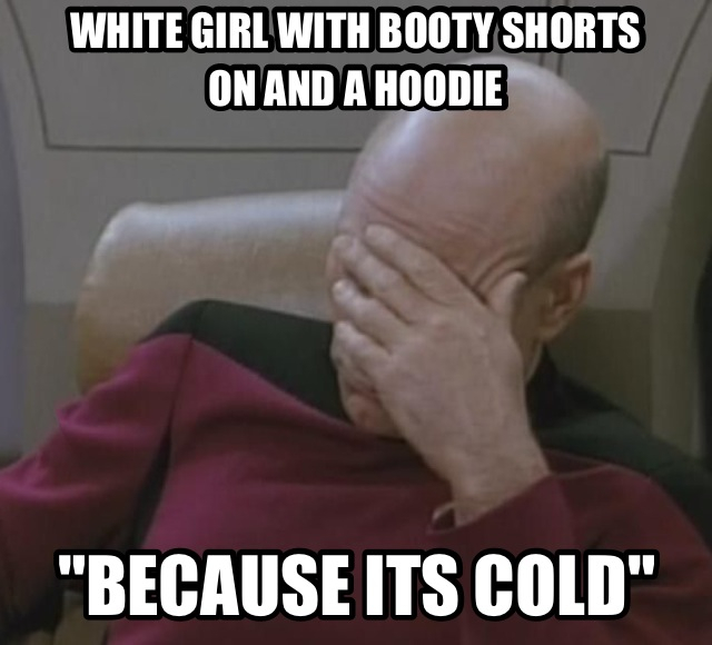 White girl probs - meme