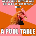 Anti-joke rooster