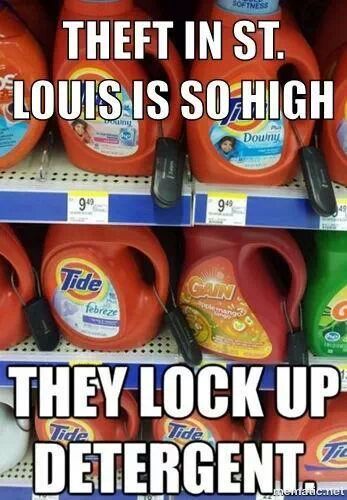Someone stole my detergent once. - meme