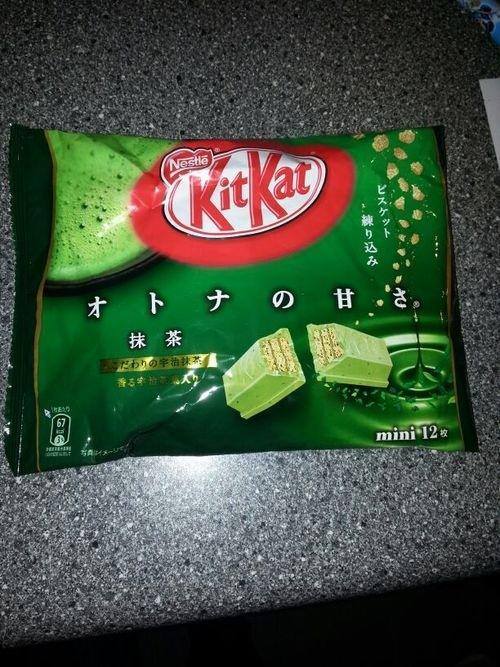 Green Tea Kit-Kat in Japan. So much want! - meme