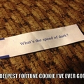 deeeeeeepest fortune cookie