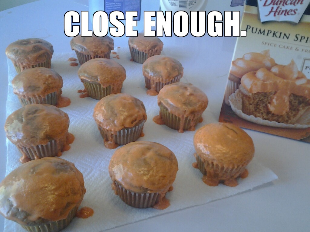 I failed on my Thanksgiving cupcakes. :( - meme