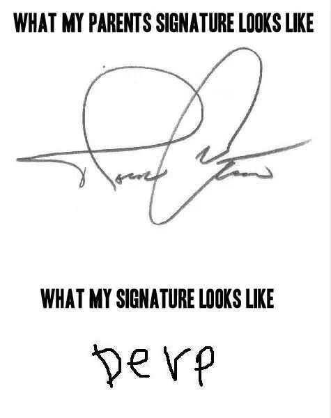 sign your name - meme