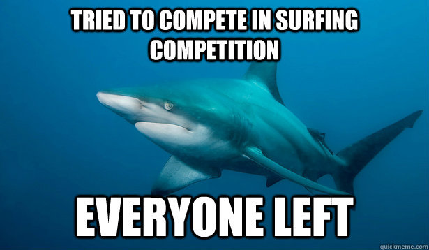 misunderstood sharky :( - meme