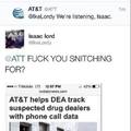 AT&T is a tattle tell
