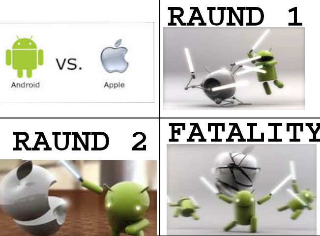 Android vs Apple - meme