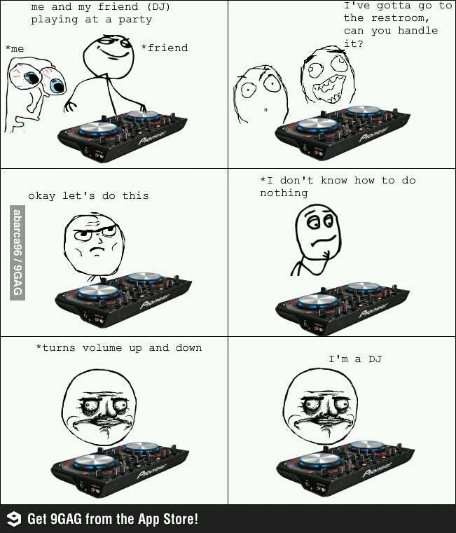 Title is a DJ :) - meme