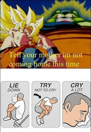 I miss Goku - meme