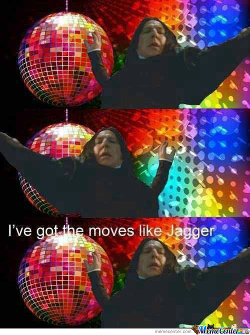 he moves like jagger - meme