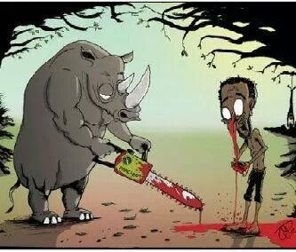 for the rhino poachers in south africa - meme