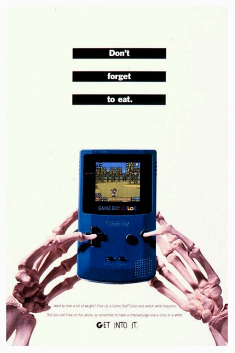 Old Gameboy ad - meme