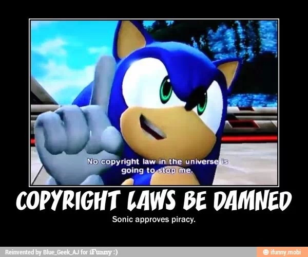 Sonic copyright  - meme