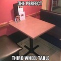 third wheel dinner table