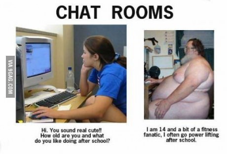 chatrooms in a nutshell - meme