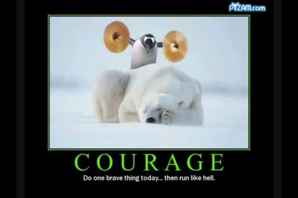 Courage - meme