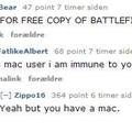 Oh you silly Mac user