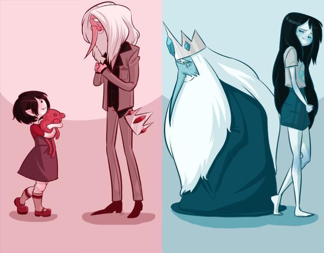 Marcy and Ice King - meme