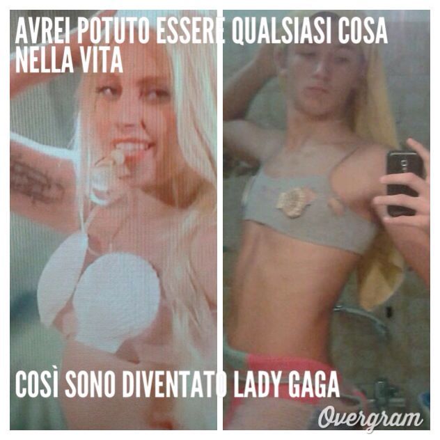 Lady Gaga e me - meme