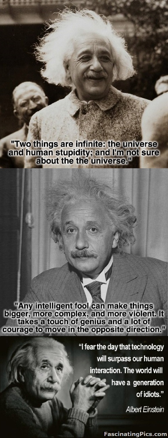 Einstein Preaches TRUTH! - meme