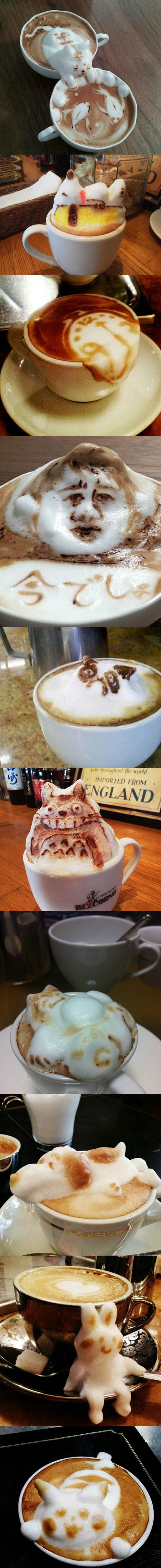 Amazing latte art - meme