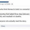 the truth behind Romeo and Juliet