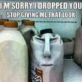 Has your milk ever glared at you?