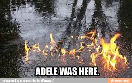 Dammit Adele!!!! - meme