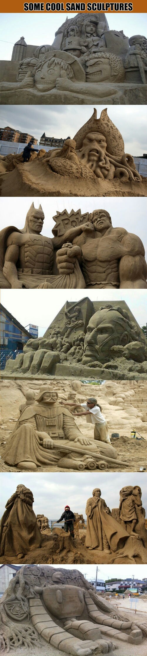 Some cool sand sculptures - meme