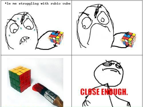 Stupid Fcking Rubik Cube FUUUU - meme