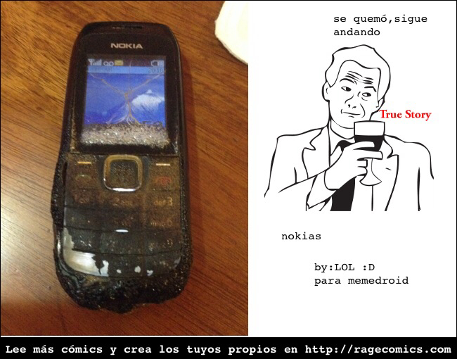 Nokias creado por LOL :D en rage comics - meme
