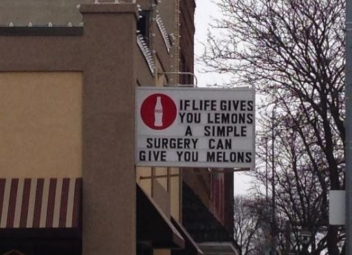 melons and lemons use the same letters :O - meme