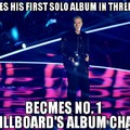 Also becomes second in no. 1 most albums in the rap industry behind jay z