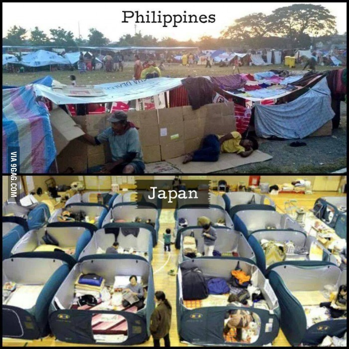 evacuation centers - meme